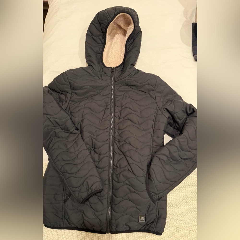 Rip Curl anti-series Women's Black Quilted Puffer Jacket